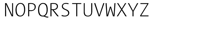 TheMix Mono Semi Condensed W2 Extra Light Font UPPERCASE