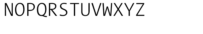 TheMix Mono Semi Condensed W3 Light Font UPPERCASE