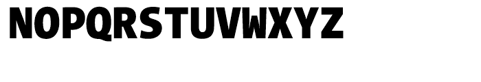 TheMix Mono Semi Condensed W9 Black Font UPPERCASE