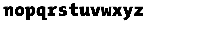 TheMix Mono Semi Condensed W9 Black Font LOWERCASE