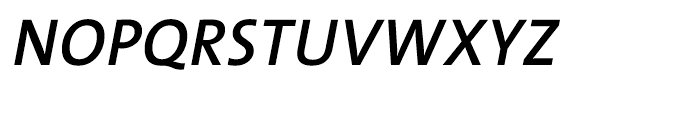 TheMix SemiBold Italic Font UPPERCASE