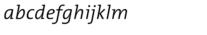 TheMix SemiLight Italic Font LOWERCASE