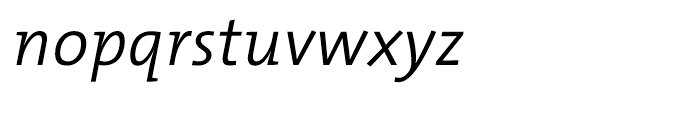 TheMix SemiLight Italic Font LOWERCASE