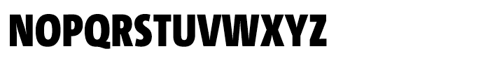 TheMixCondensed C4 Black Font UPPERCASE