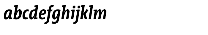 TheMixCondensed C4 Bold Italic Font LOWERCASE