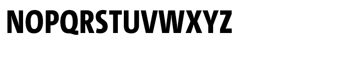 TheMixCondensed C4 ExtraBold Font UPPERCASE