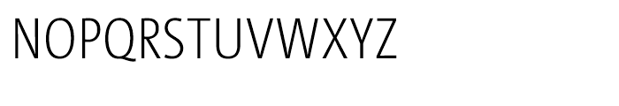 TheMixCondensed C4 ExtraLight Font UPPERCASE