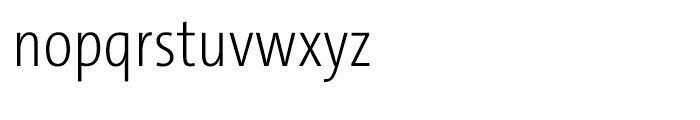 TheSans Condensed C4s ExtraLight Font LOWERCASE
