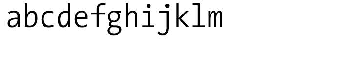TheSans Mono Condensed W4 SemiLight Font LOWERCASE