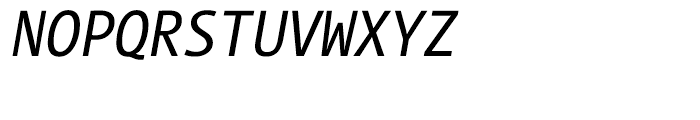 TheSans Mono Condensed W5 Regular Italic Font UPPERCASE