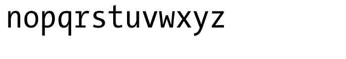 TheSans Mono Condensed W5 Regular Font LOWERCASE
