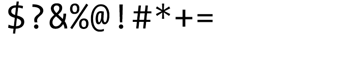 TheSans Mono Office Regular Font OTHER CHARS