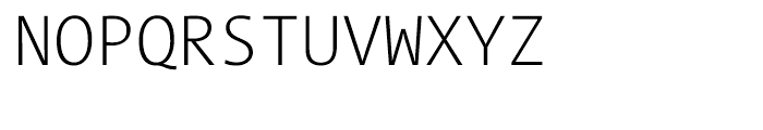 TheSans Mono Semi Condensed W2 Extra Light Font UPPERCASE