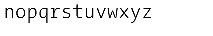 TheSans Mono Semi Condensed W3 Light Font LOWERCASE