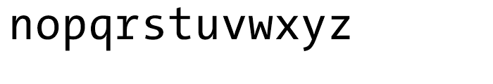 TheSans Mono Semi Condensed W5 Regular Font LOWERCASE