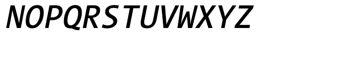 TheSans Mono Semi Condensed W6 SemiBold Italic Font UPPERCASE
