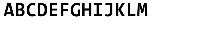 TheSans Mono Semi Condensed W7 Bold Font UPPERCASE