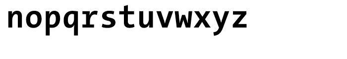 TheSans Mono Semi Condensed W7 Bold Font LOWERCASE