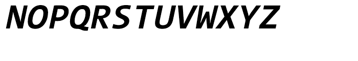 TheSans Mono W7 Bold Italic Font UPPERCASE
