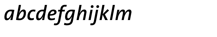 TheSans SemiBold Italic Font LOWERCASE