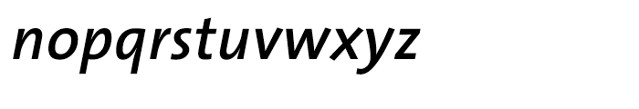 TheSans SemiBold Italic Font LOWERCASE