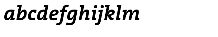 TheSerif Bold Italic Font LOWERCASE