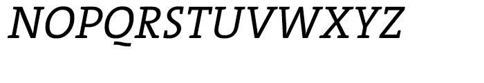 TheSerif Office Italic Font UPPERCASE