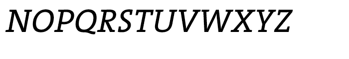 TheSerif Plain Italic Font UPPERCASE