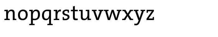 TheSerif Plain Font LOWERCASE