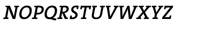 TheSerif SemiBold Italic Font UPPERCASE