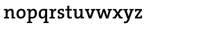 TheSerif SemiBold Font LOWERCASE