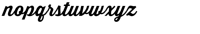 Thirsty Script Bold Font LOWERCASE