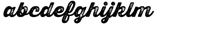 Thirsty Script Rough Black Two Font LOWERCASE