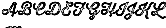 Thirsty Script Rough Bold Three Font UPPERCASE