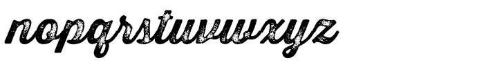 Thirsty Script Rough Bold Three Font LOWERCASE