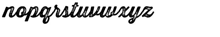 Thirsty Script Rough Bold Two Font LOWERCASE