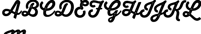 Thirsty Script Rough Bold Font UPPERCASE