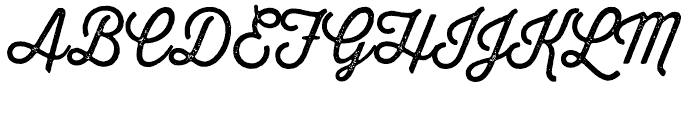 Thirsty Script Rough Light One Font UPPERCASE