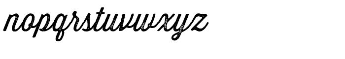 Thirsty Script Rough Light One Font LOWERCASE