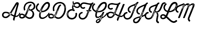 Thirsty Script Rough Light Two Font UPPERCASE