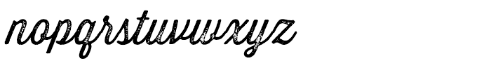 Thirsty Script Rough Light Two Font LOWERCASE