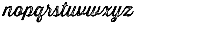 Thirsty Script Rough Two Font LOWERCASE
