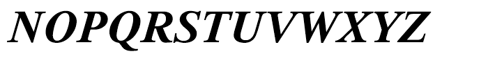 Thorndale Bold Italic Font UPPERCASE