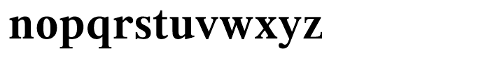 Thorndale Bold Font LOWERCASE