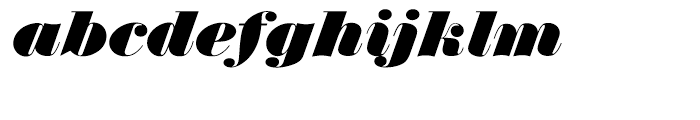 Thorowgood Italic Font LOWERCASE