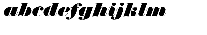 Thorowgood Regular Italic D Font LOWERCASE