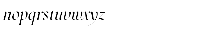 Throhand FB Pen - Italic Font LOWERCASE