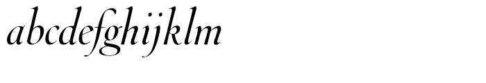 Throhand FB Regular - Italic Font LOWERCASE