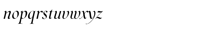 Throhand FB Regular - Italic Font LOWERCASE