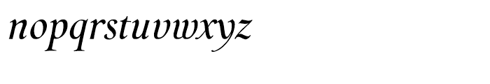 Throhand Ink Italic Font LOWERCASE